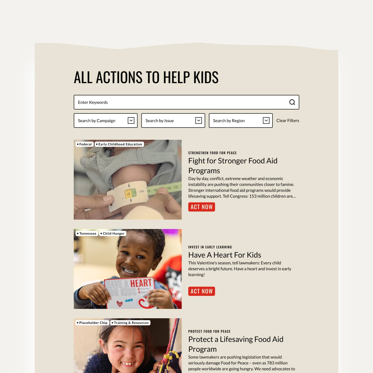 Save the Children Action Network